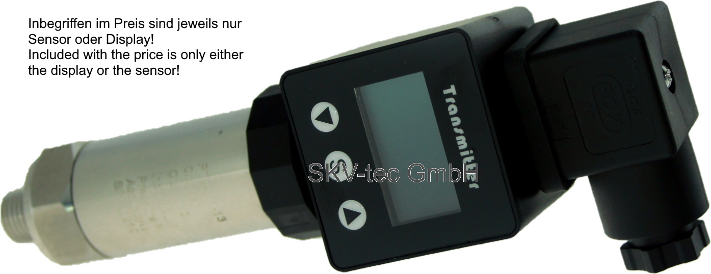 Drucksensor PT2 und Display NOM11